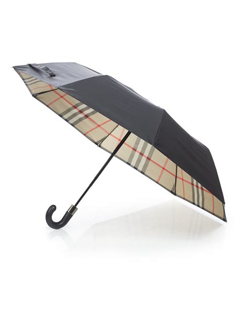 burberry golf umbrella black|Burberry umbrella price.